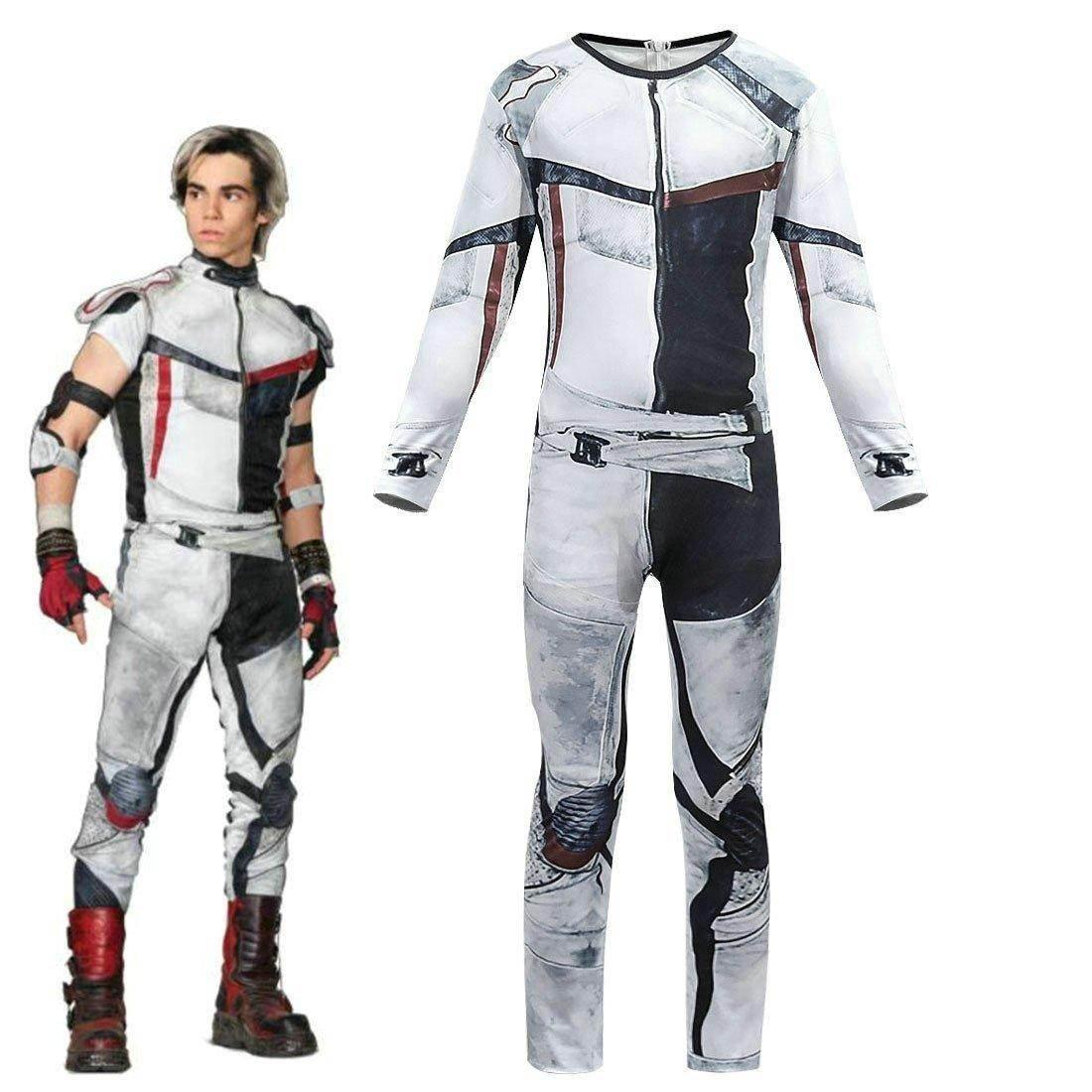 Descendants 3 Jay Carlos Cosplay Costume Bodysuit for Adult Kid - Azufun