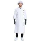 Frankenstein Mad scientist Professional Lab Coat Halloween Party Cosplay Set - Azufun