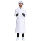 Frankenstein Mad scientist Professional Lab Coat Halloween Party Cosplay Set - Azufun