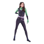 Gamora Costumes Guardians of The Galaxy Cosplay Jumpsuit Superhero Avengers Zentai - Azufun