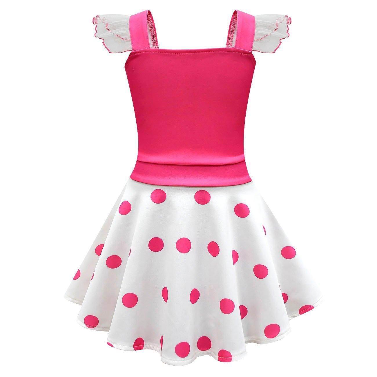 Girls Little Bo Peep Toy Story Kids Girls Dress Outfits Summer Cosplay Costume - Azufun