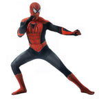 Halloween Cosplay Peter B Parker Spiderman Jumpsuit Superhero Tights Costume Suit Zentai For Adult Kids - Azufun