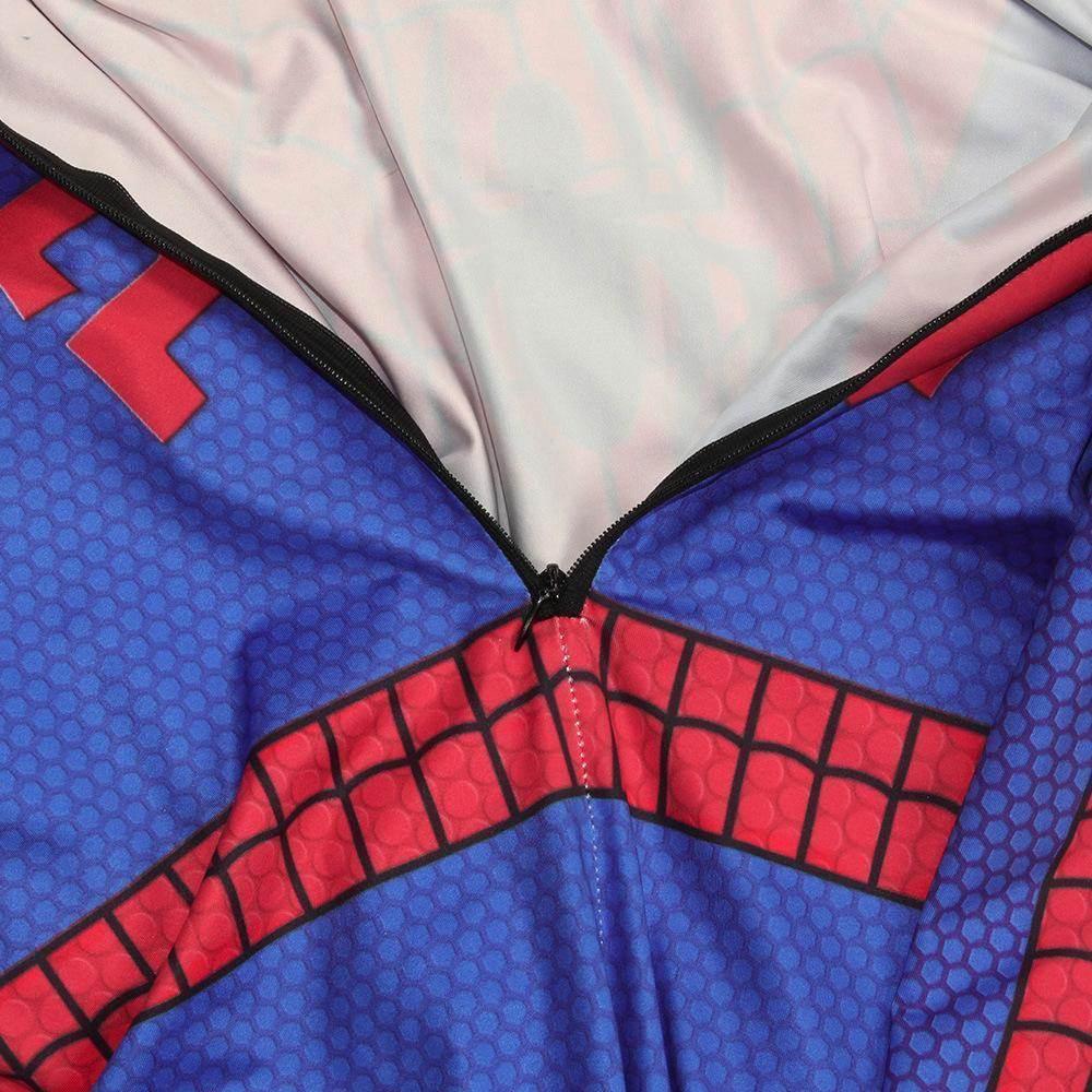 Halloween Peter B Parker Spider woman Digital Printed Bodycon Jumpsuit Costume - Azufun
