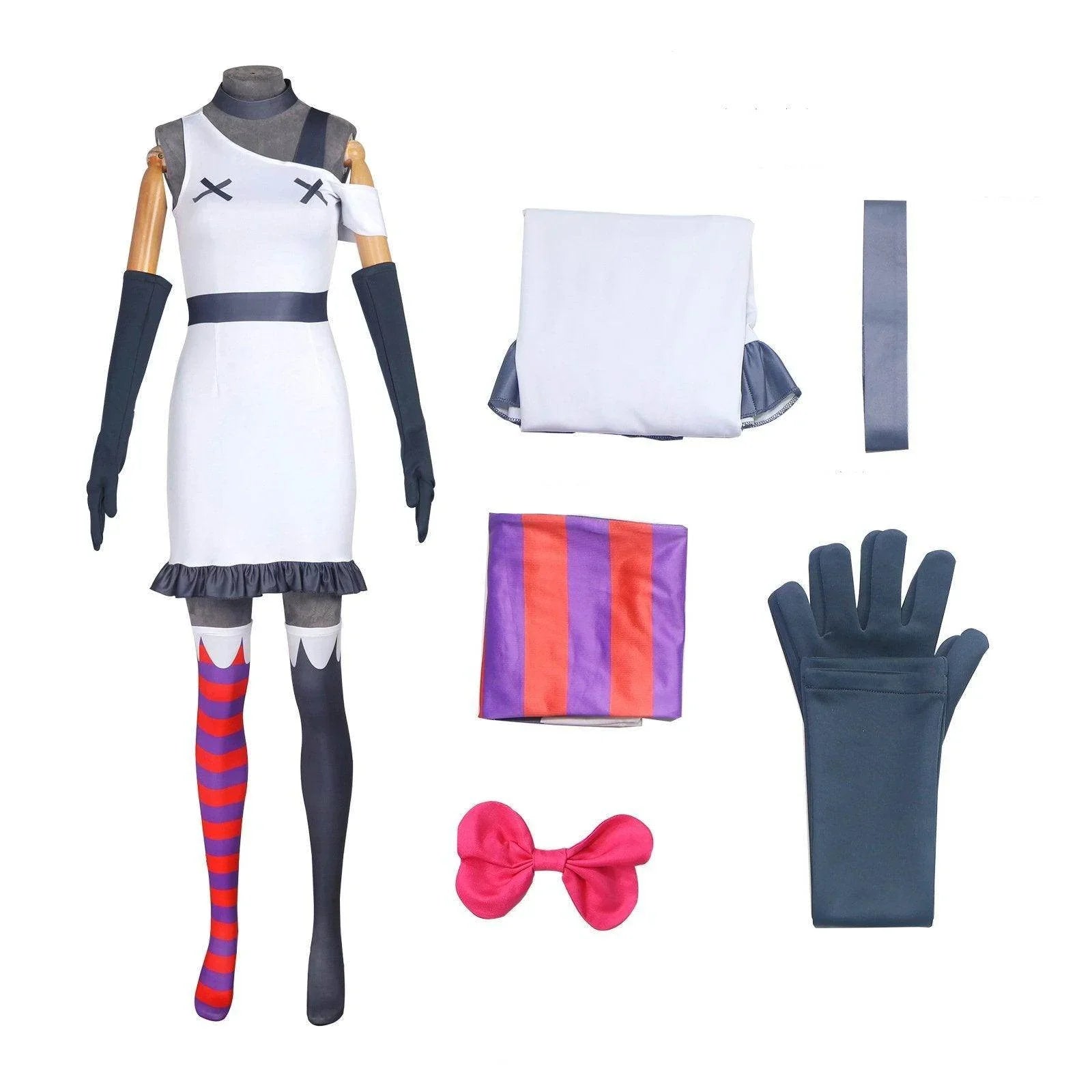 Hazbin Hotel Vaggie Adult Cosplay Costume Outfits Carnival Suit - Azufun