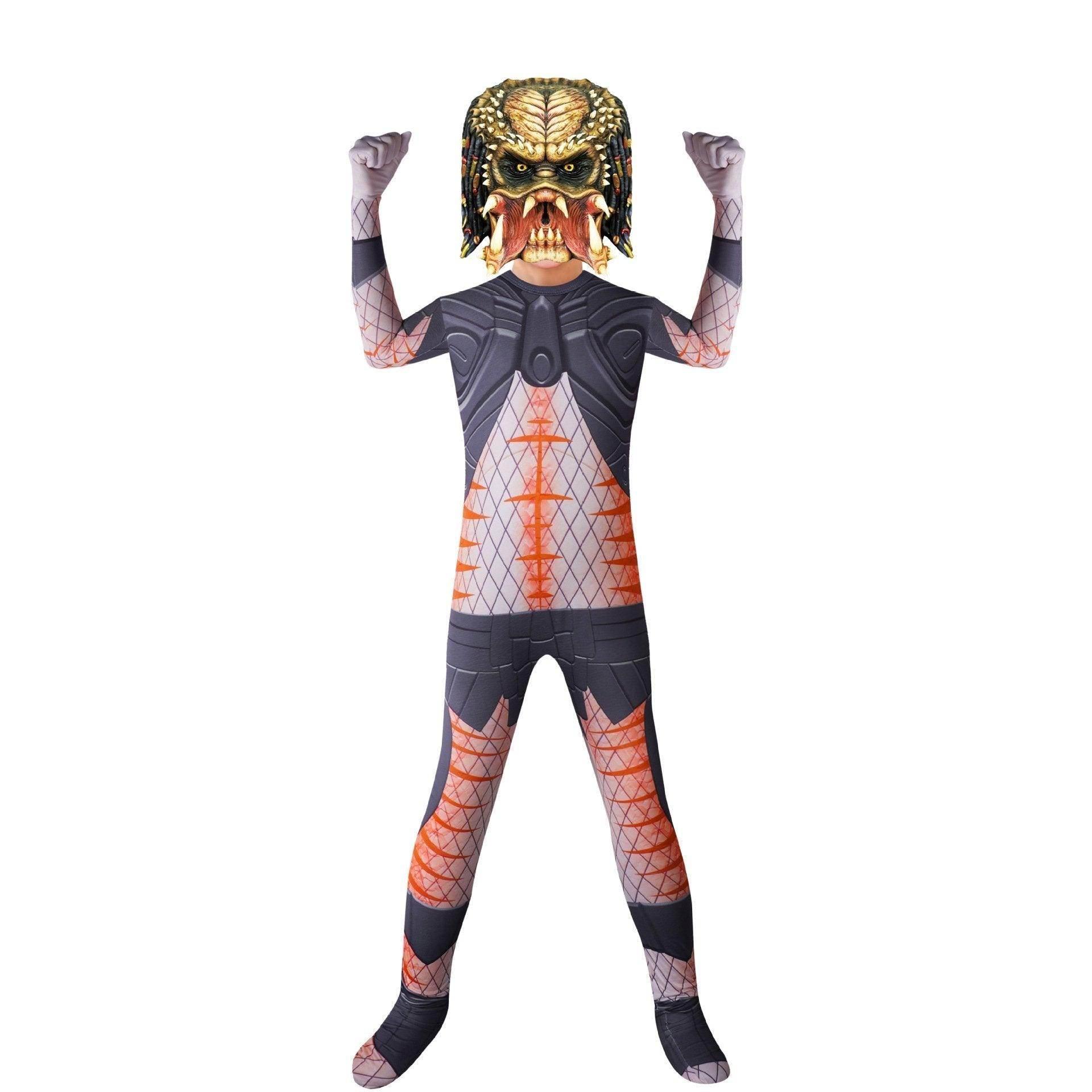 Horror Predator Child Play Costume Stage Performance Jumpsuit Hallloween - Azufun