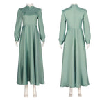 Howl's Moving Castle Green Maid Dress Halloween Carnival Suit Cosplay Costume - Azufun