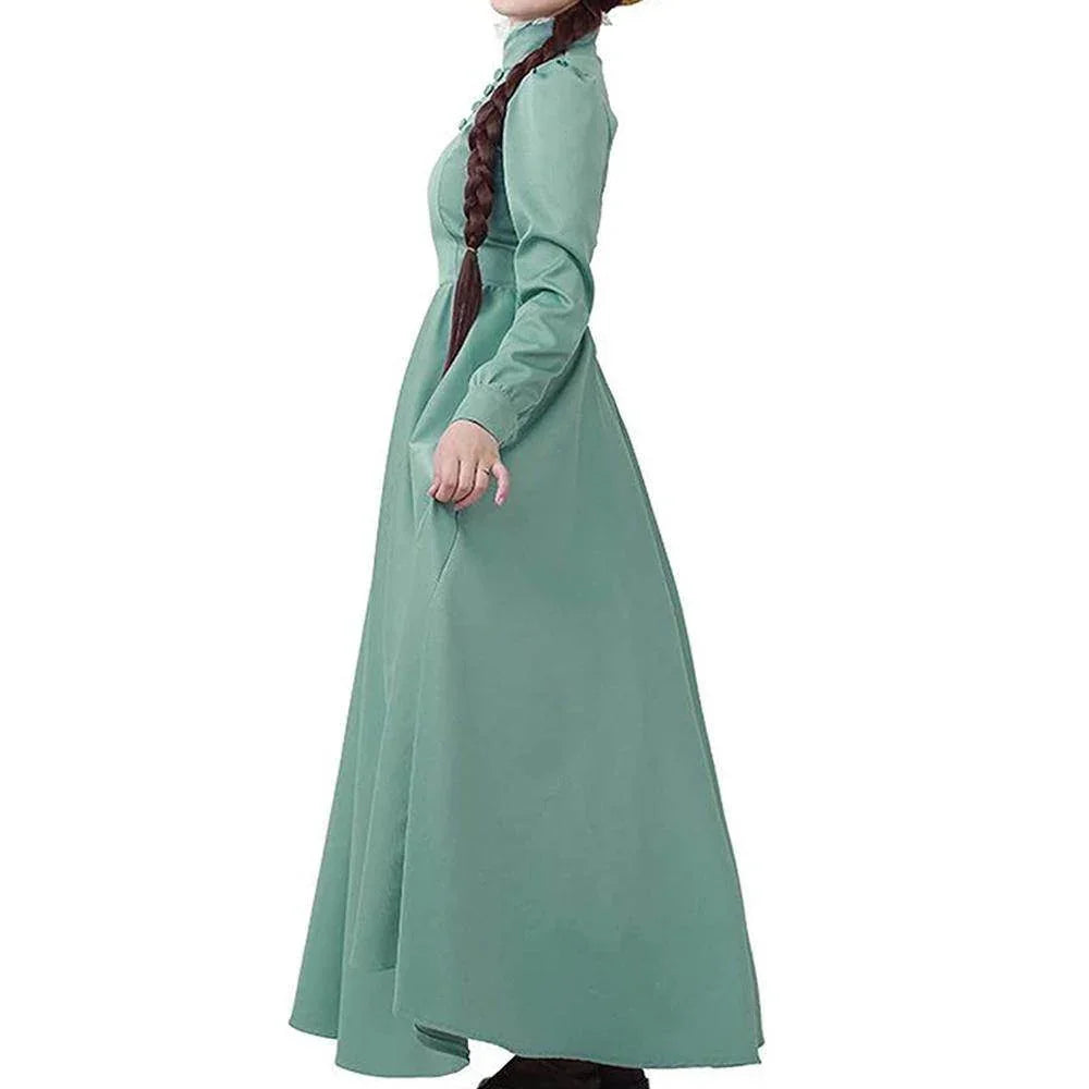 Howl's Moving Castle Sophie Costume Cosplay Elegant Women's Dress - Azufun