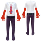 Inside Out Anger Cosplay Jumpsuit for Boys Kids' Zentai Costume - Azufun