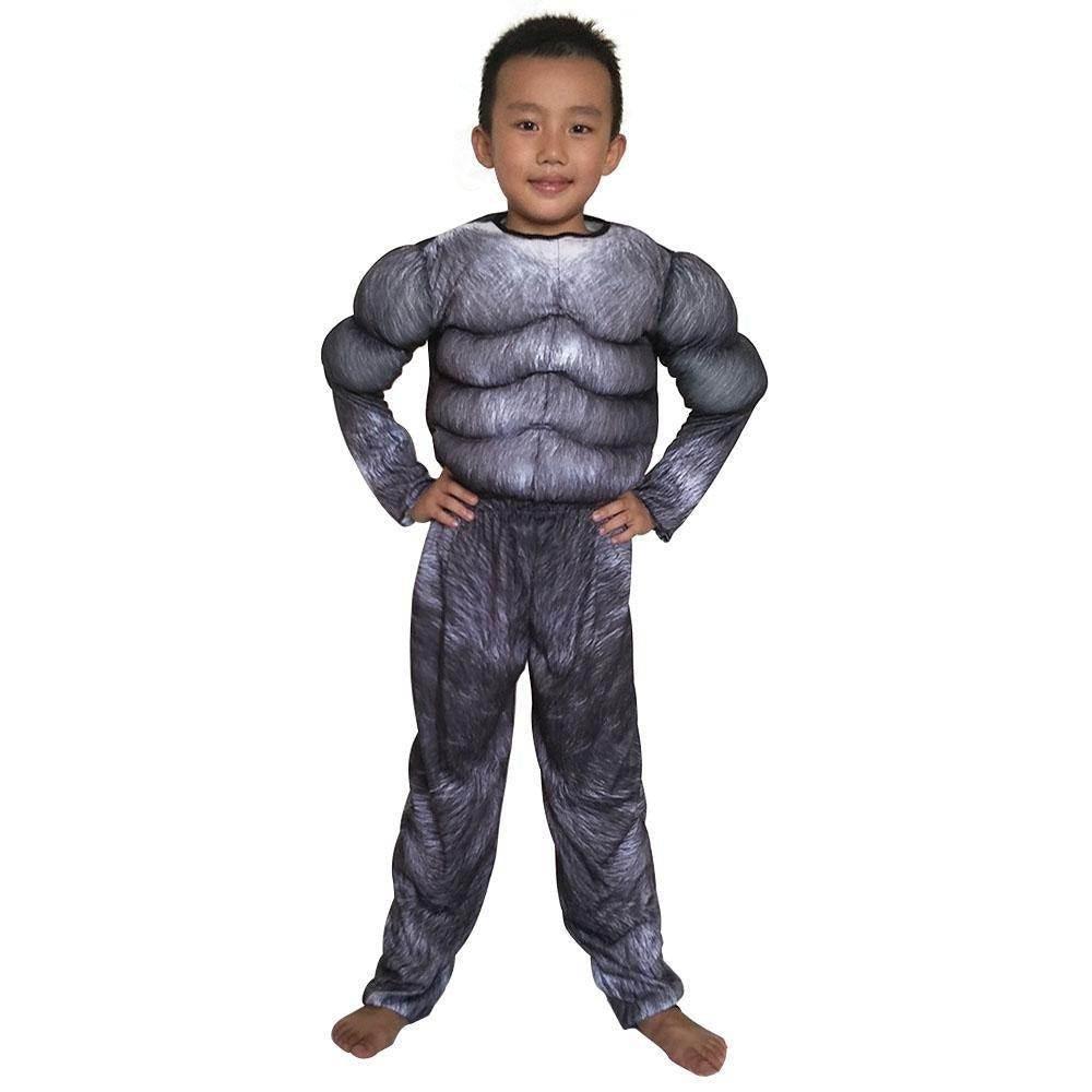 into the woods 1987 wolf costume Masquerade for Adults Halloween - Azufun