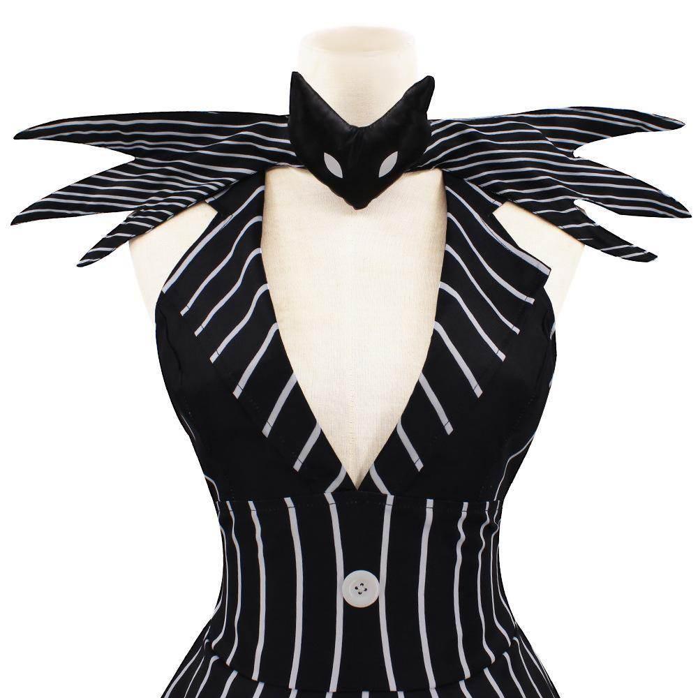 jack skellington costume Dress Nightmare Before Christmas For Women - Azufun