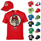 John Cena Costume Set With T-shirt Hat for Adult Kids Boys - Azufun