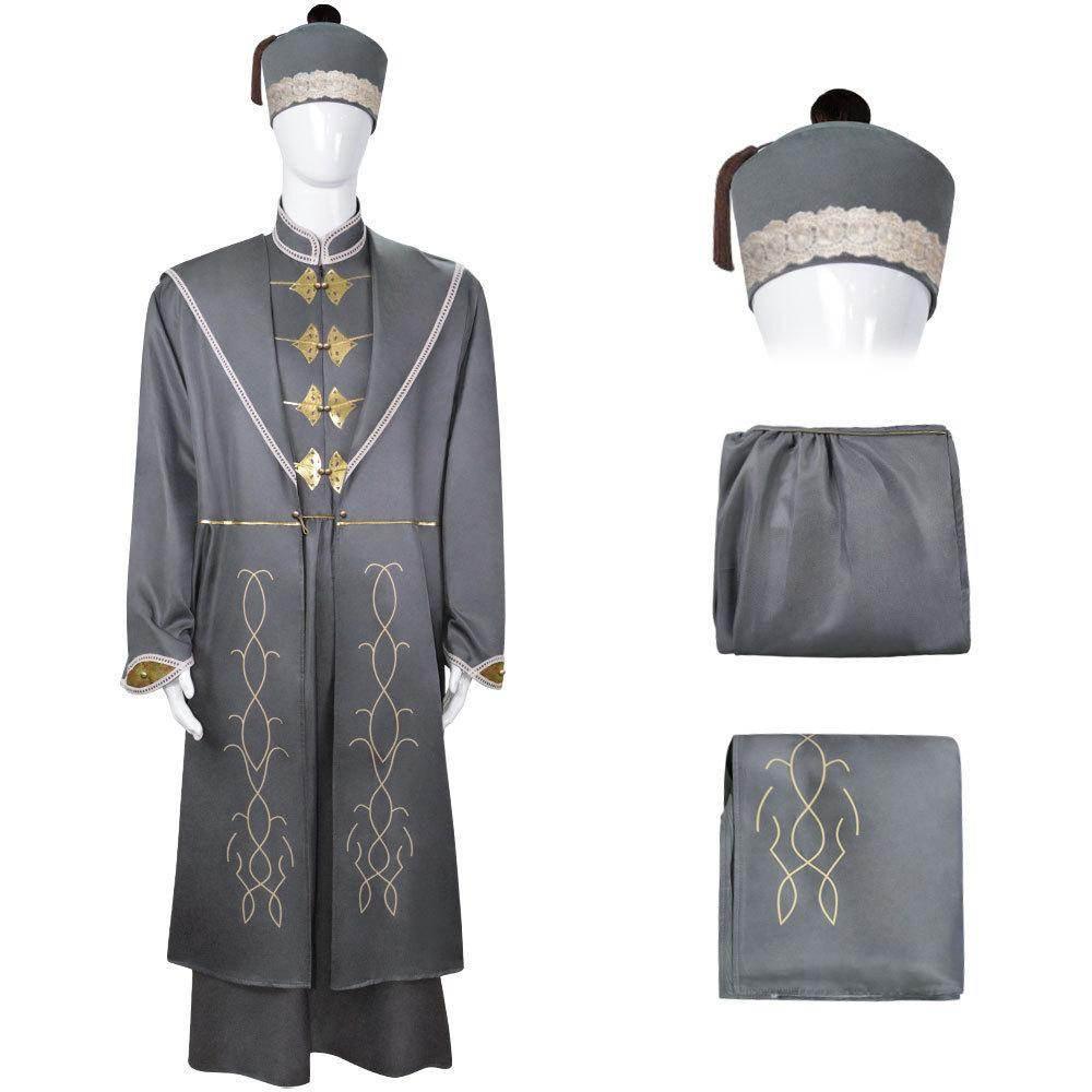 Harried Potter Cosplay Film and Television Dumbledore Halloween Stage Costume Performance - Azufun