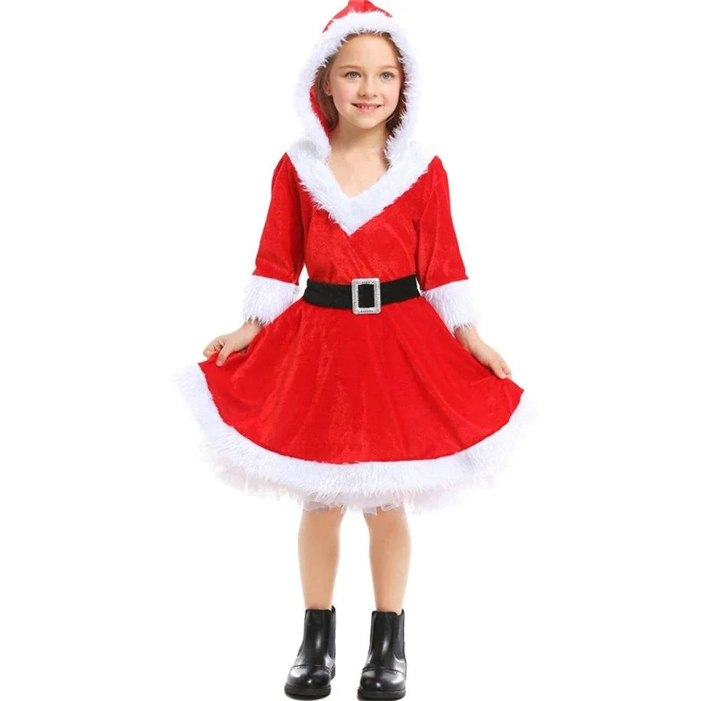 Mean Girls Women Costume Christmas Fluffy Dress Girl