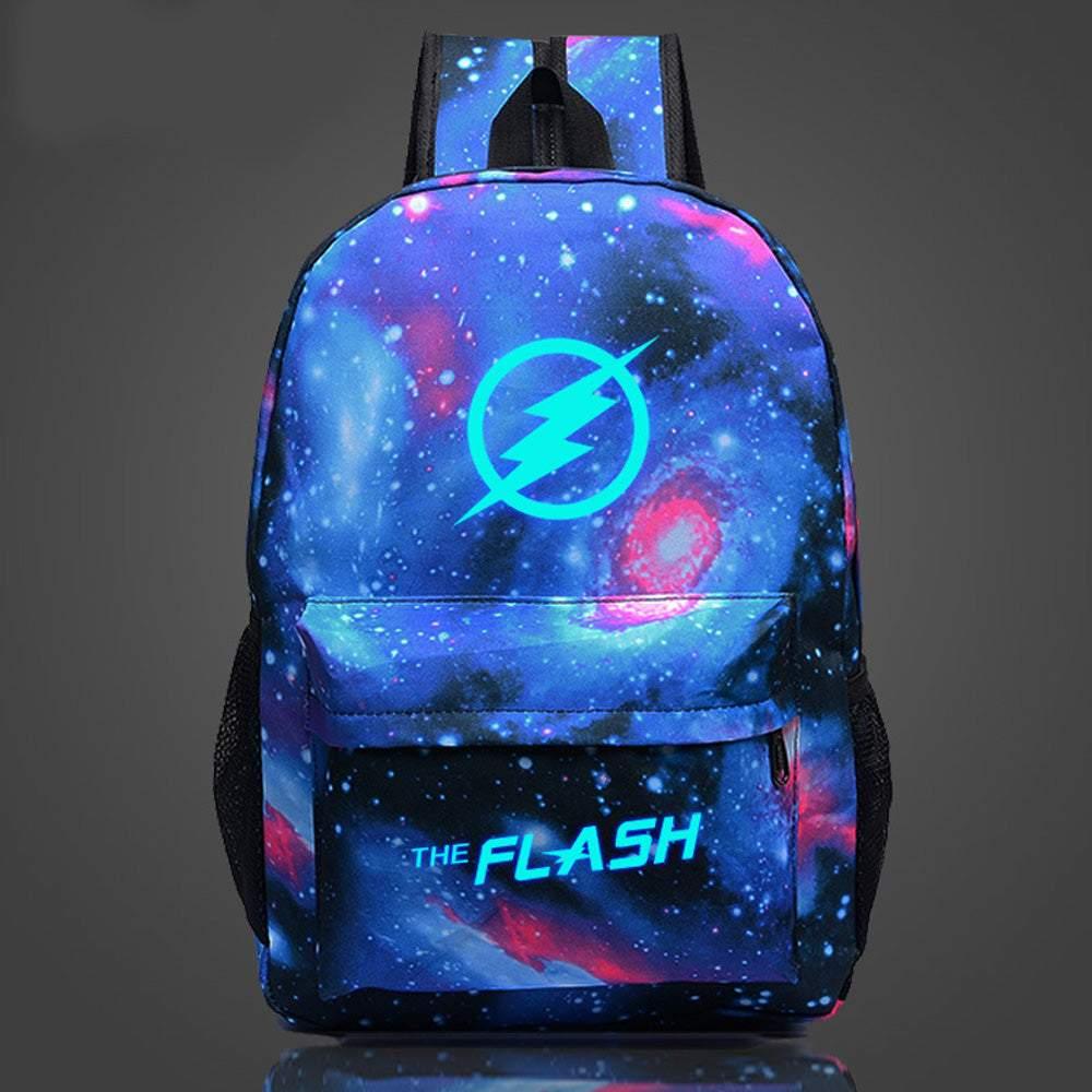 The Flash Anime Backpack  Night Luminous Cosplay Shoulder School Bag