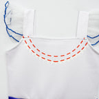 Encanto Luisa Dress for Girls Fantastic Summer Ballet Dress with Bag