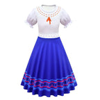 Encanto Luisa Dress for Girls Kids' Festival Cosplay Costumes Outfits