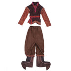 Kids Kristoff Costume Boys Fancy Dress Up Halloween Themed Party Cosplay Jumpsuit