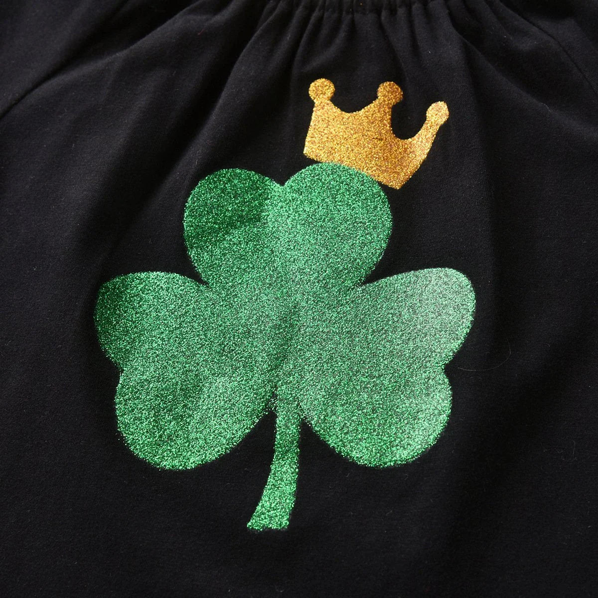 Toddler Baby Girl St. Patrick's Day Outfit Long Sleeve Sweatshirt Tops with Flare Pants