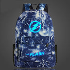 The Flash Anime Backpack  Night Luminous Cosplay Shoulder School Bag