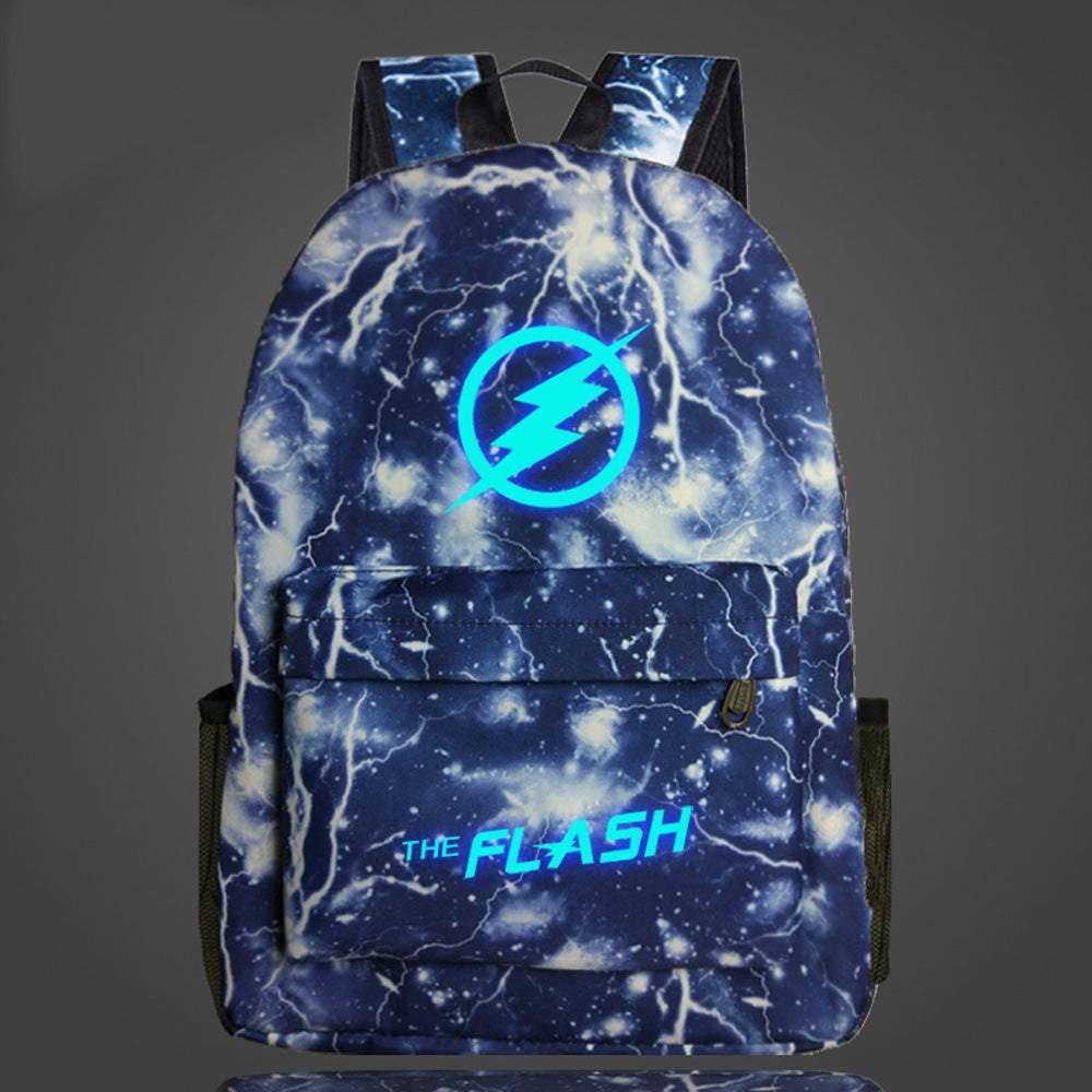 The Flash Anime Backpack  Night Luminous Cosplay Shoulder School Bag