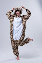Animal Adult Leopard Bear Costume Onesies Kigurumi Pajamas