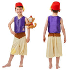 Aladdin Magic Lamp Classic Cosplay Costume Children's Clothes Book Day for Kids