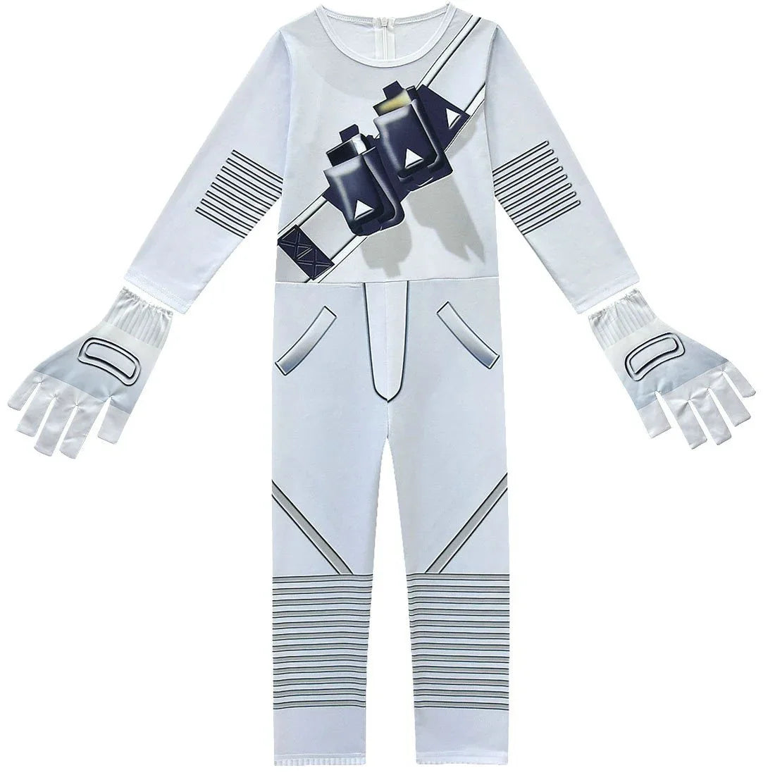 DJ Marshmello Chris Comstock Cosplay Costume Jumpsuit for Kids Gift