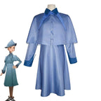 Harry Potter Costume Cosplay Beauxbatons School Uniform Fleur DE Kurt Costume for Girls Women - Azufun