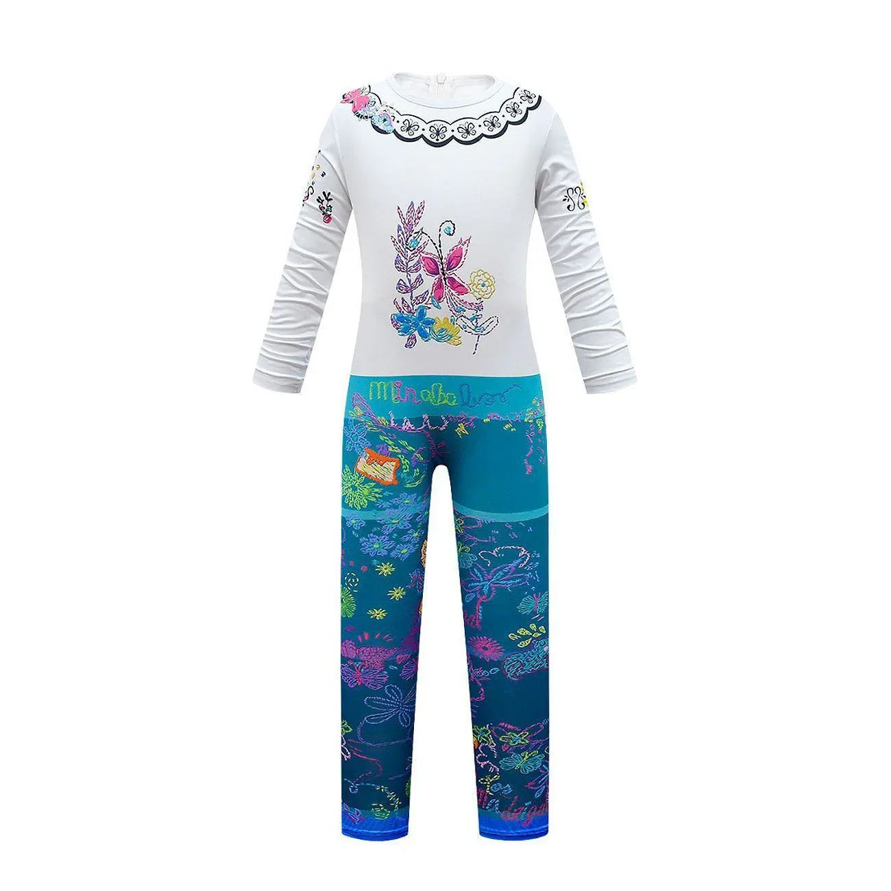 Encanto Dolores Girls Cosplay Costume Children Dress Suit Halloween Carnival Outfits for Kids