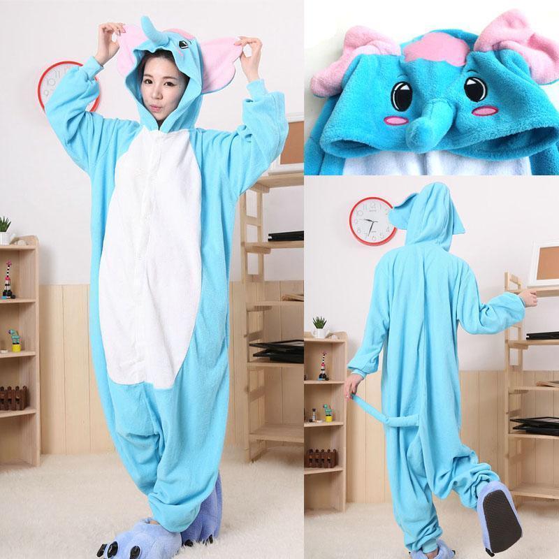 Dumbo Elephant Pajamas Onesie Hoodie Animal Costume Kigurumi