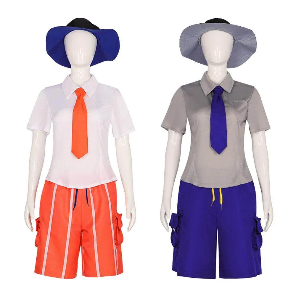 Pokemon Scarlet Violet Naranja Uva Academy Uniform Halloween Cosplay Costumes Party Carnival Suit - Azufun