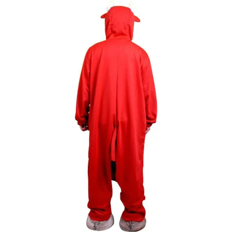 Brown Cattle Hoodie Animal Pajamas Kigurumi Costume Onesies - Azufun