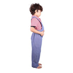 Halloween Cosplay Baby Boy Farmer Costumes Role Play Party Dress Up Overalls For Kids Clothes