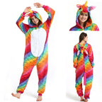Adult Animal Mermaid Unicorn Onesie Kigurumi Onesies Pajamas - Azufun