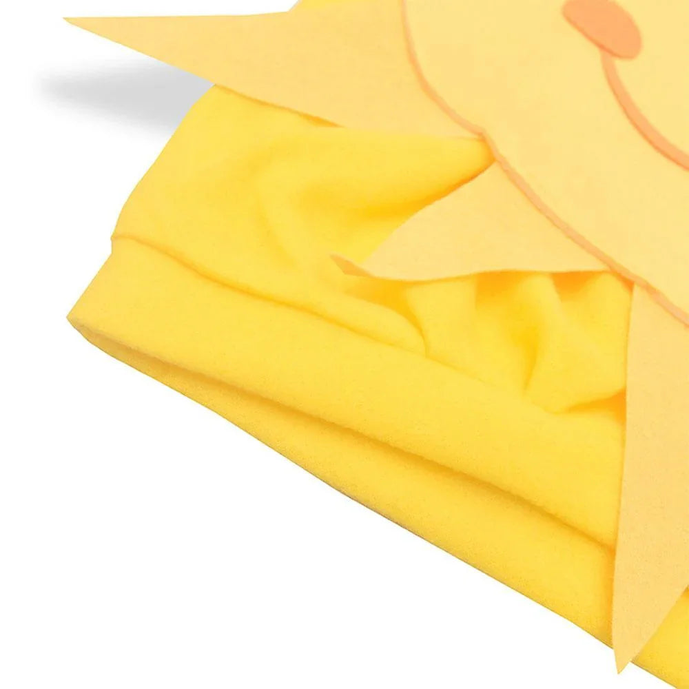 Kids Sun Cosplay Costume Funny Yellow Jumpsuit  Halloween Party Romper for Child