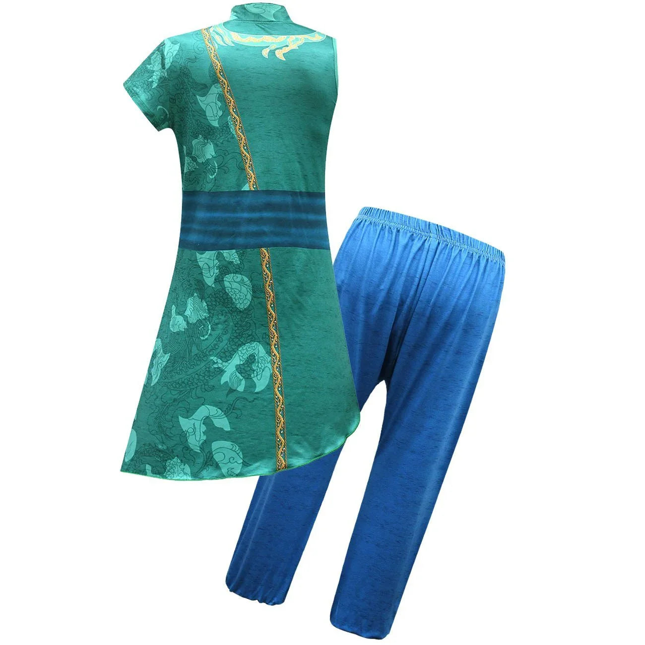 Kids Raya and the Last Dragon Costume Ray's Dad Performance Cosplay Clothes - Azufun