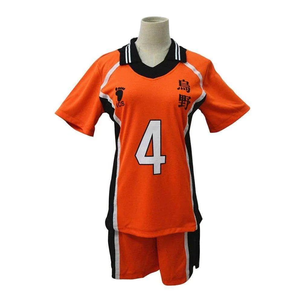 Karasuno Uniforms Anime Haikyu!! Cosplay Costumes Carnival Party Full Set - Azufun