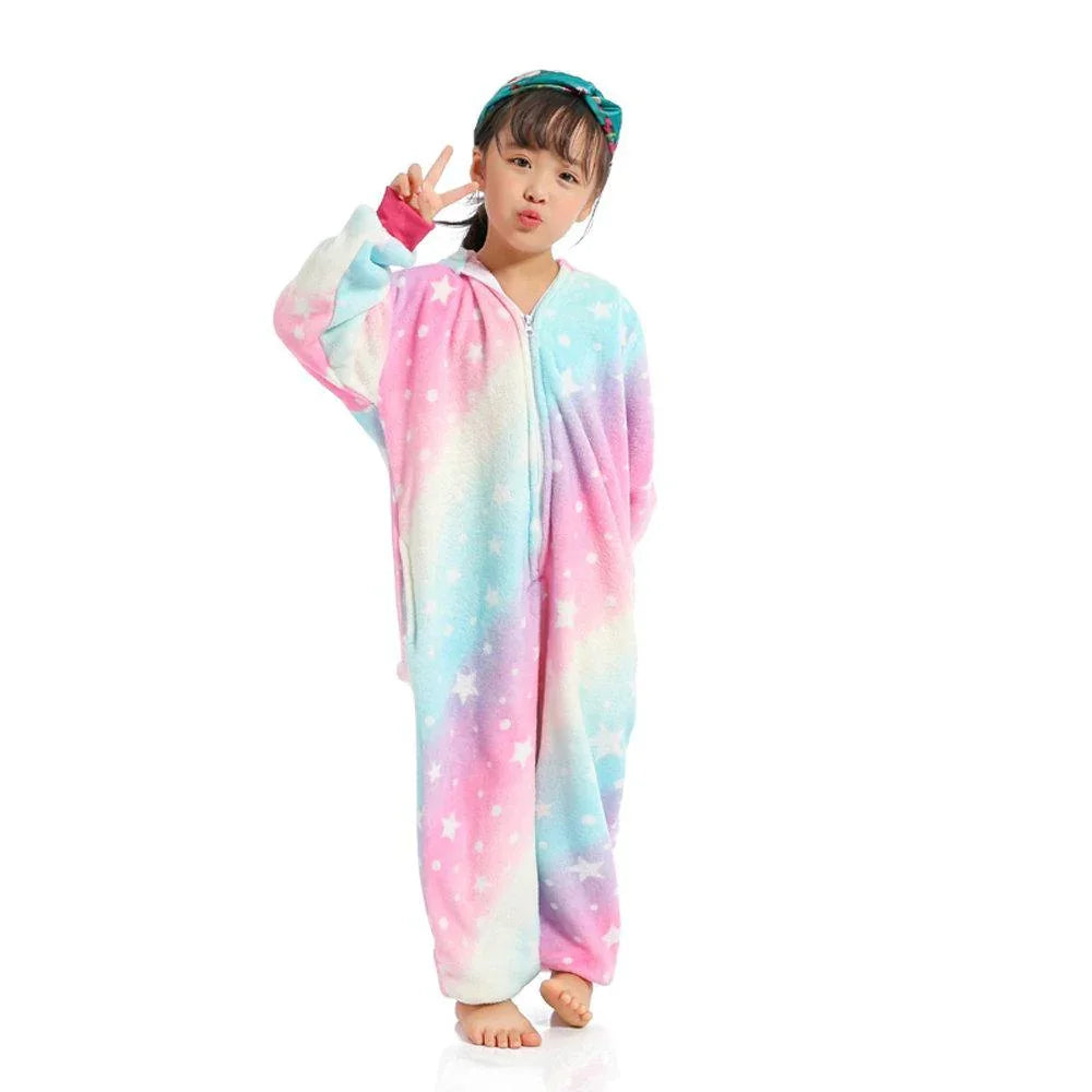 BuyKids Animal Pink Unicorn Kigurumi Onesies Pajamas costume Now Cheaper With 3 - 5 Days Ship - PajamasBuy