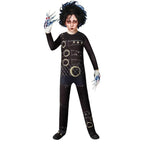 Kids Edward scissorhands costume Jumpsuit Halloween - Azufun