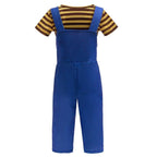 Kids Minions Cosplay Costume Boys' Suspender Outfit for Halloween Parties - Azufun
