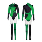 Kim Possible shego Costume Bodysuit Jumpsuit Swimsuit - Azufun