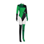 Kim Possible shego Costume Bodysuit Jumpsuit Swimsuit - Azufun