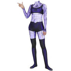 Komand'r Blackfire Costume Jumpsuit Bodysuit Titans Cosplay Halloween - Azufun