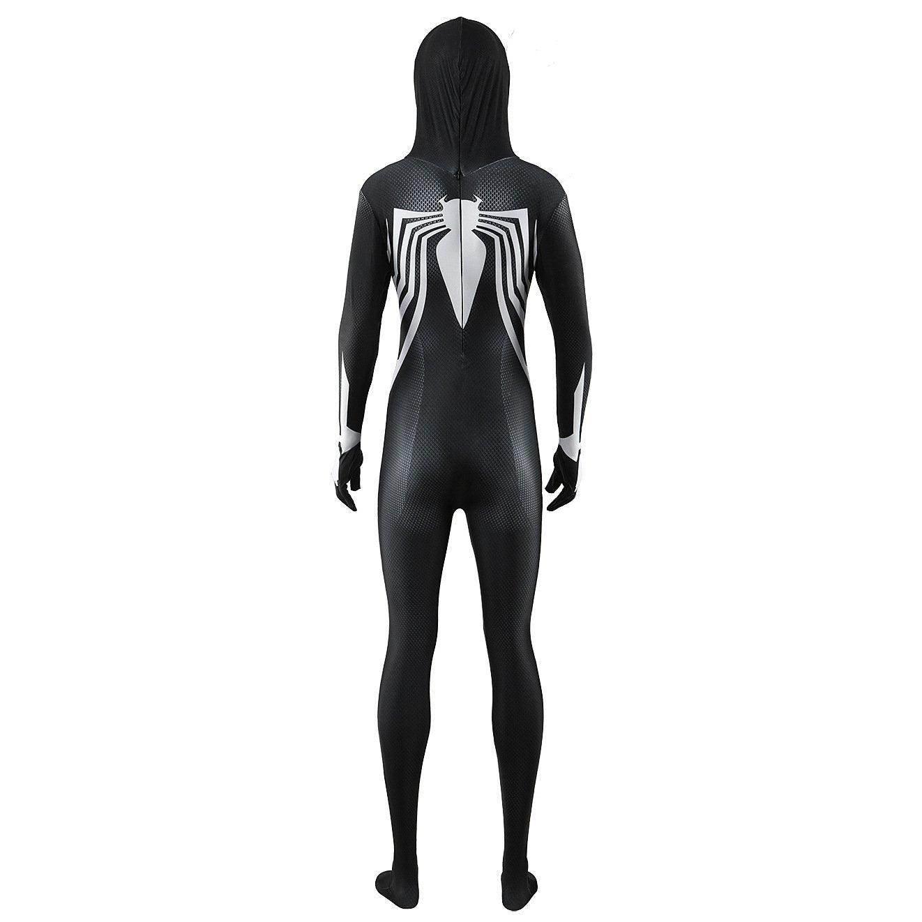 Lady Female Venom Symbiote Cosplay Costume Spider Man Halloween For Adult Kids - Azufun