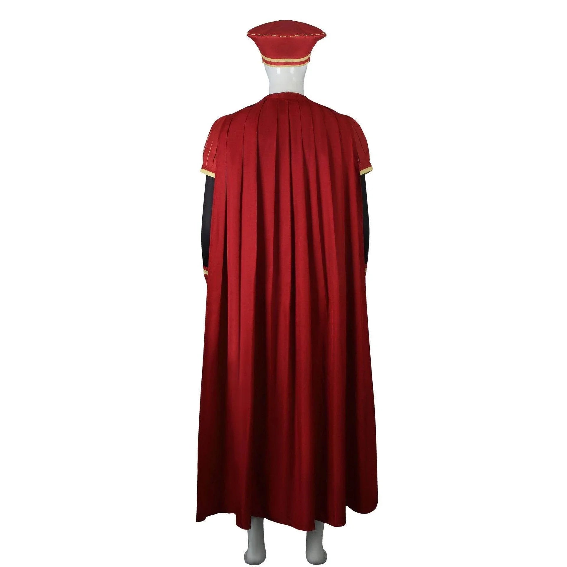 Lord Farquaad Halloween Cosplay Costume Shrek Red Robe Cape - Azufun
