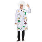 Mad Scientist Coat with Wig Halloween carnival costume for Adult - Azufun