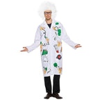 Mad Scientist Coat with Wig Halloween carnival costume for Adult - Azufun