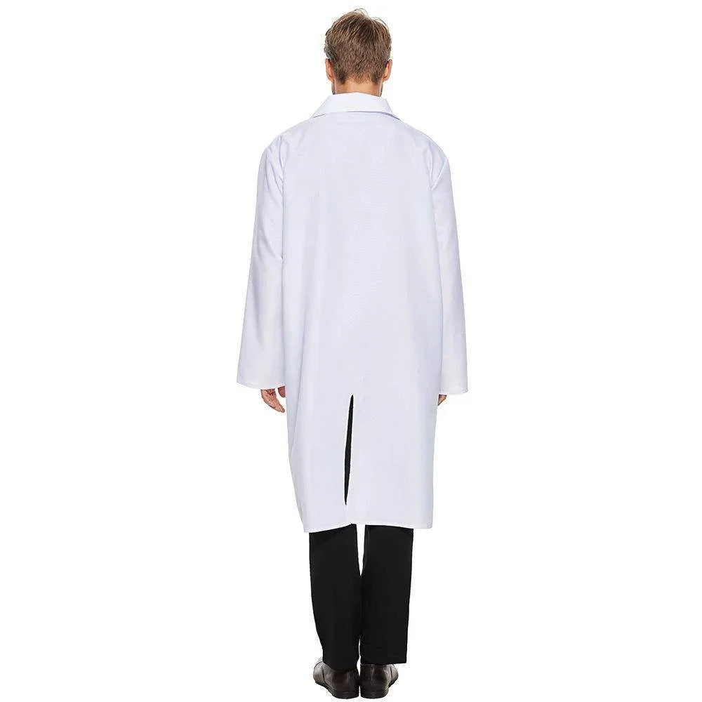 Mad Scientist Coat with Wig Halloween carnival costume for Adult - Azufun