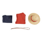 BuyMonkey D Luffy One Piece Halloween Cosplay Costume Outfits Carnival Suit Adults Now Cheaper With 3 - 5 Days Ship - PajamasBuy