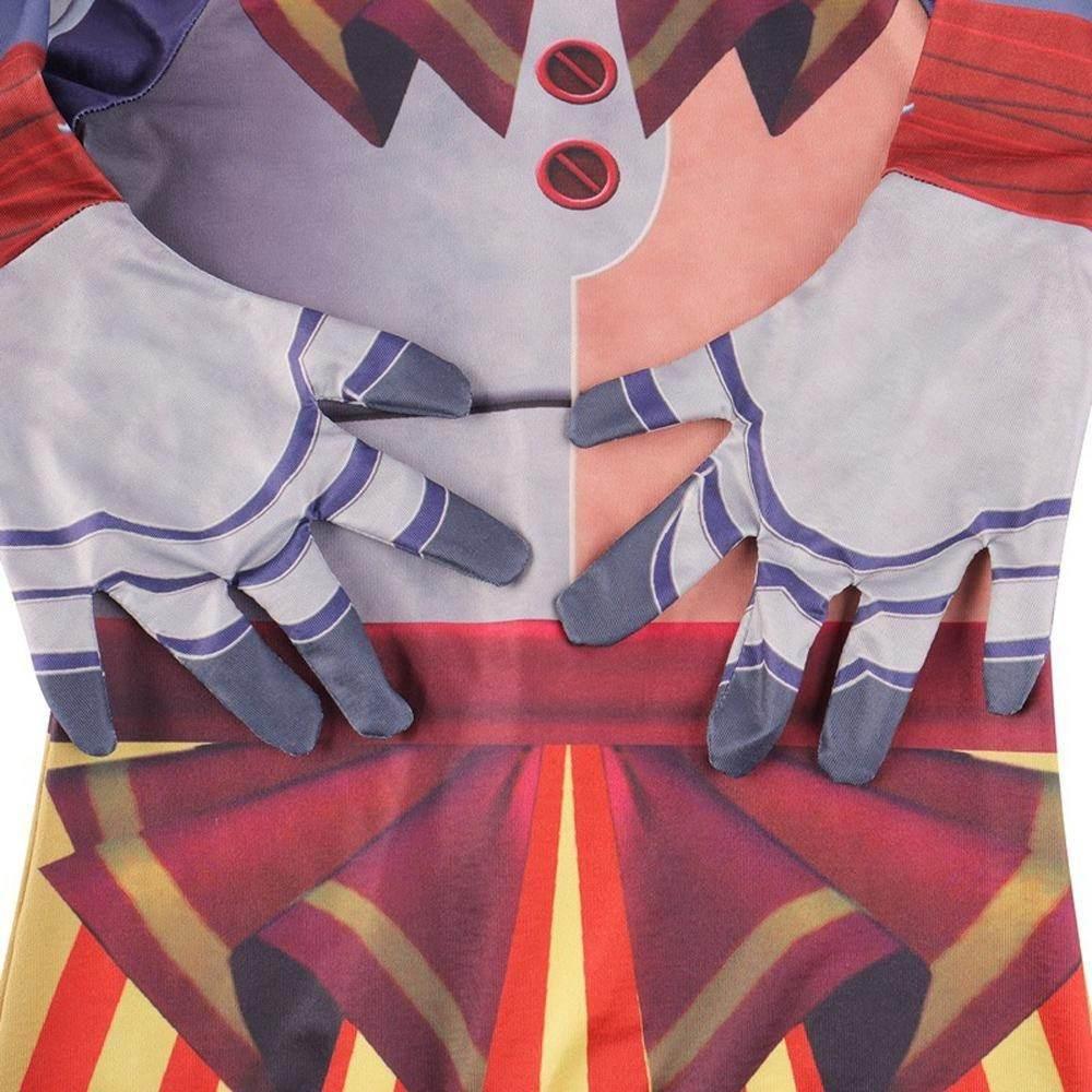 Moondrop Sundrop FNA Cosplay Costume Outfit Sun Clown Costume Halloween for Kids - Azufun